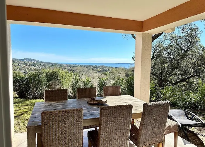 Superb With Sea View Les Restanques Grimaud